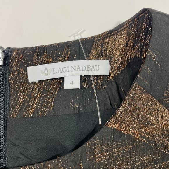 Lagi Nadeau Sleeveless Midi Sheath Dress Size 4 - Picture 5 of 7